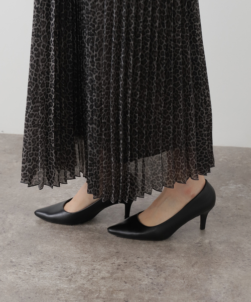 SLOBE IENA（スローブイエナ） スカート レオパードプリーツスカート