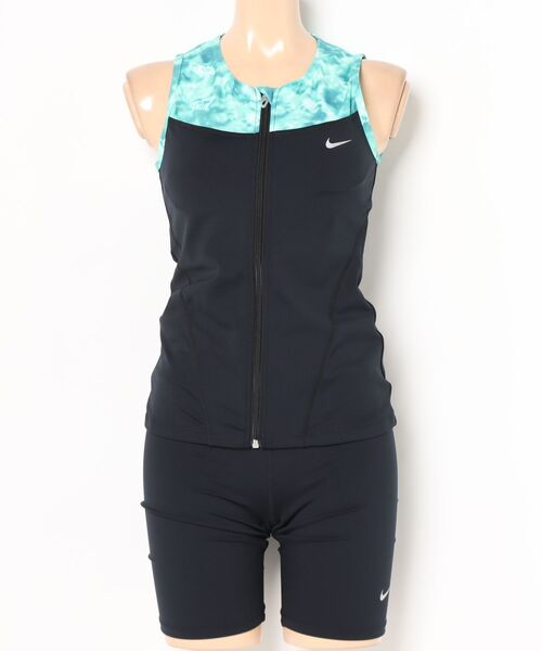 NIKE（ナイキ） 水着 FA25ジップ付き袖なしセパレーツ レディース