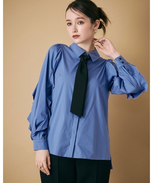 Audie a Muses（オーディア ミューズ） ブラウス シャツ ビジュー