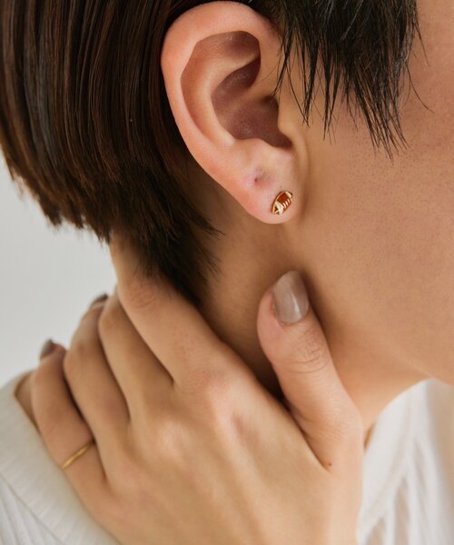 ピアス 「WEB限定」スポーツタイムピアス(野球/サッカー/アメフト/バスケ) レディース | ear PAPILLONNER | 19