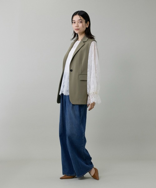 INED ジャケット テーラードジャケット テーラードジレ