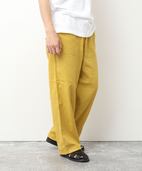 「GEVACO」 パンツ L ブラウン メンズ_画像2