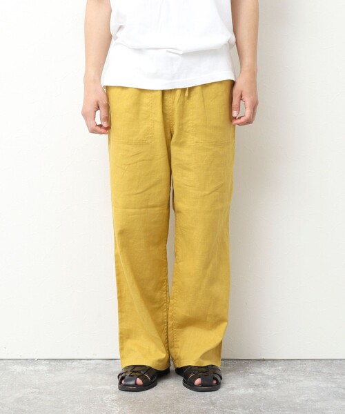 「GEVACO」 パンツ L ブラウン メンズ_画像5