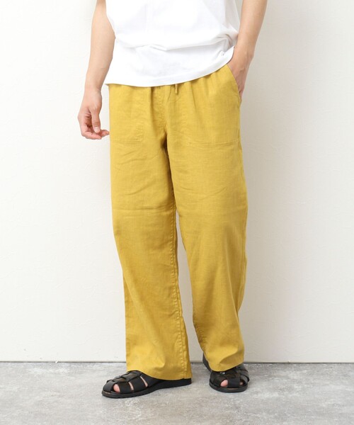 「GEVACO」 パンツ L ブラウン メンズ_画像6