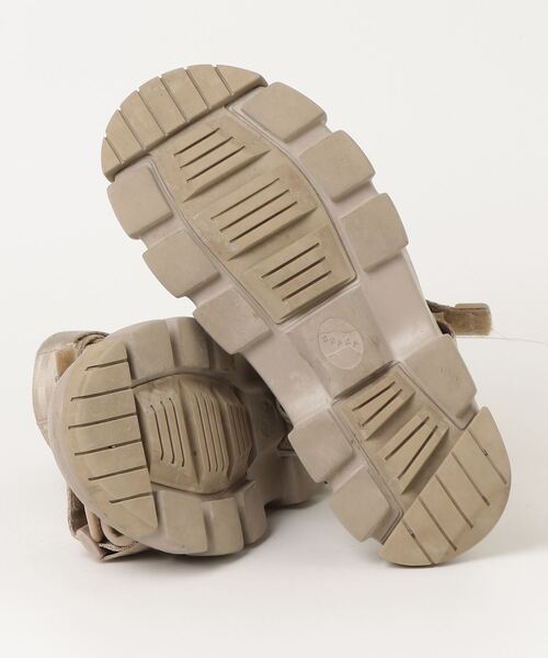 「SHAKA」 フラットサンダル 24cm ベージュ レディース_画像3