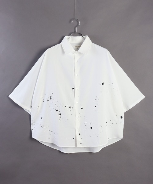 「WESTSEA」 「Contribe」7分袖シャツ M ブルー メンズ_画像3