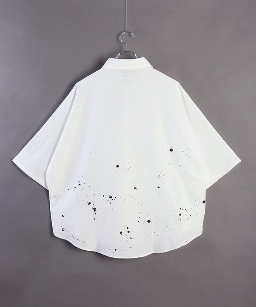 「WESTSEA」 「Contribe」7分袖シャツ M ブルー メンズ_画像4