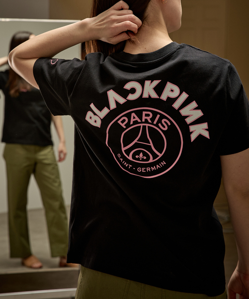 tシャツ 「BlackpinkxPSG」Elevated Graphic TEE ST171- BLKPSG- BPP 