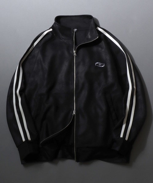 SITRY（シトリー） ジャージ Fake Leather Track Jacket/オーバー