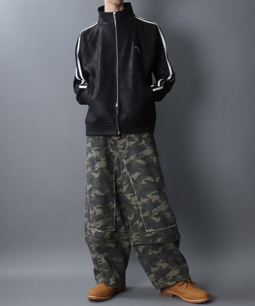 SITRY（シトリー） ジャージ Fake Leather Track Jacket/オーバー