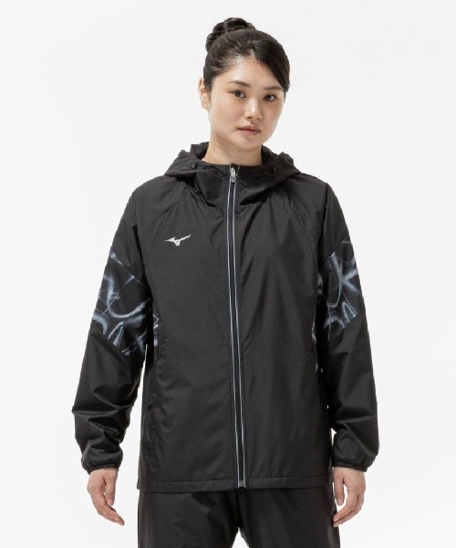 ミズノ スキーウェア ブレスサーモ レディース S ブラック MIZUNO（ミズノ） ブルゾン ジャンバー ブレスサーモウォーマー