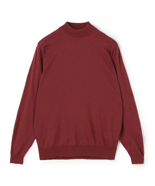 セーター ニット JOHN SMEDLEY KILDAY メリノウール モックネックプルオーバーニット メンズの画像
