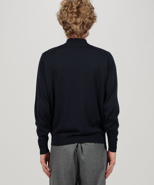 セーター ニット JOHN SMEDLEY KILDAY メリノウール モックネックプルオーバーニット メンズの画像