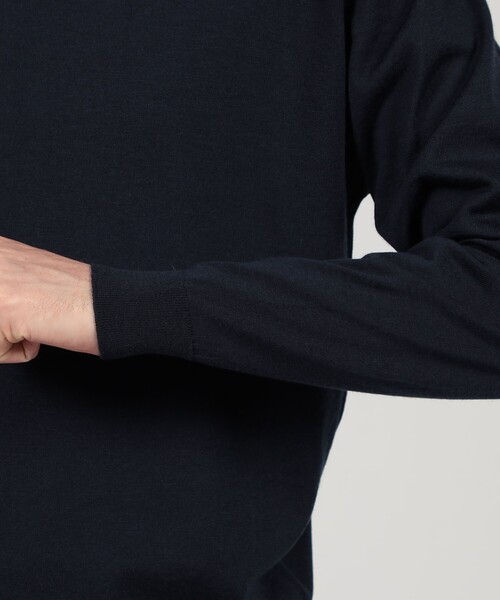 セーター ニット JOHN SMEDLEY KILDAY メリノウール モックネックプルオーバーニット メンズの画像
