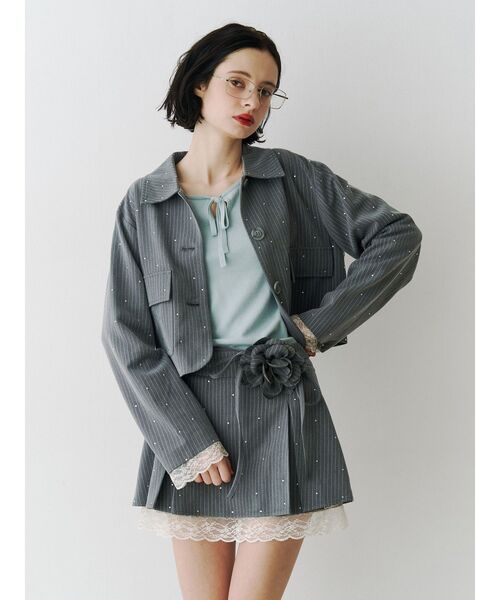 jouetie（ジュエティ） ジャケット テーラードジャケット ステンカラー