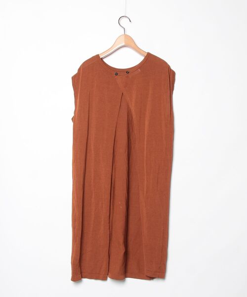 「iliann loeb」 ノースリーブニット FREE ブラウン レディース_画像2