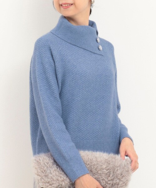 MICO COULIER（ミコクリエ） ニット セーター ヤクウール鹿の子編