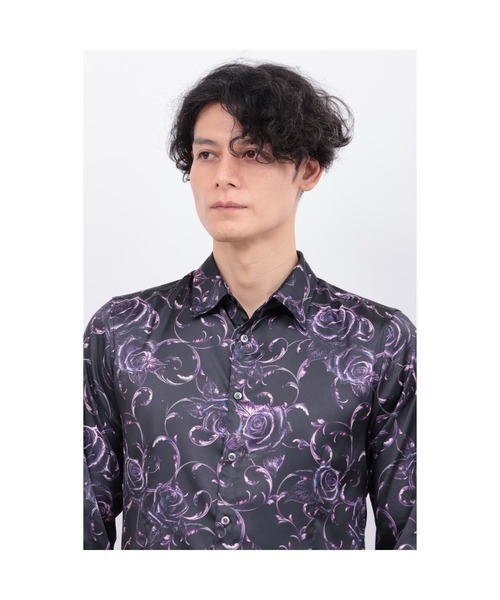 トルネードマート（TORNADO MART）/TORNADO MART∴フィリグリーローズプリントシャツ TORNADO MART（トルネードマート） シャツ フィリグリーローズプリント