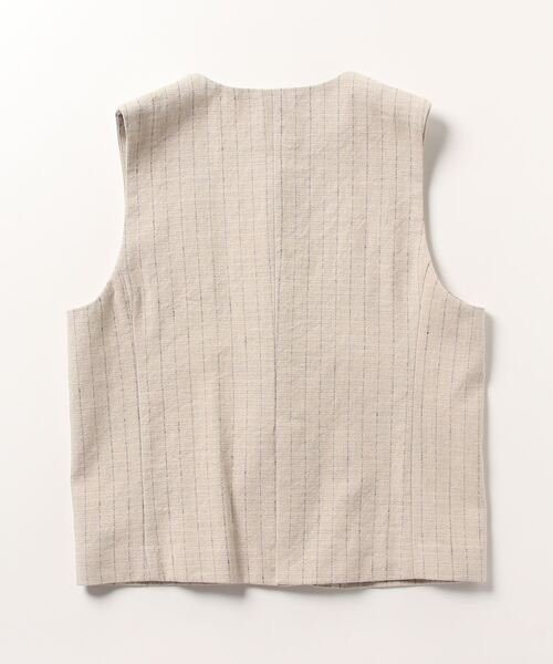 「BEAUTY\u0026YOUTH UNITED ARROWS」 ベスト FREE ネイビー レディースの画像