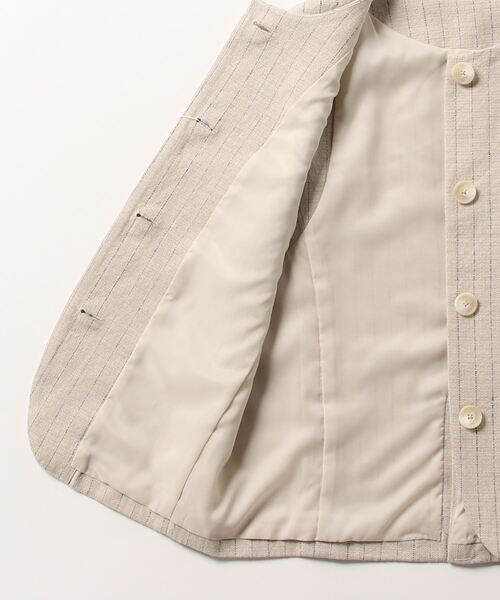 「BEAUTY\u0026YOUTH UNITED ARROWS」 ベスト FREE ネイビー レディースの画像