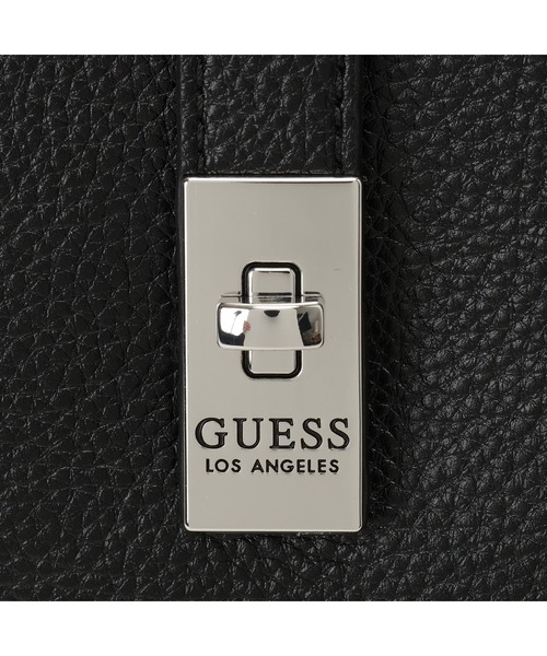 【ブラック(BLA)】GUESS ハンドバッグ (W)RUDIE Satchel GUESS（ゲス） ショルダーバッグ バッグ RUDIE Satchel ハンドバッグ