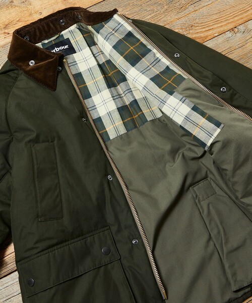 Barbour（バブアー） ブルゾン 38 セージグリーン メンズ : ZOZOTOWN