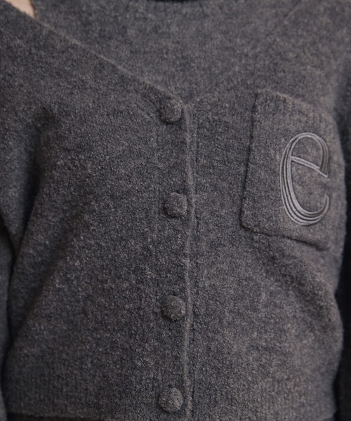 EIMY ISTOIRE（エイミーイストワール） カーディガン ブークレニット