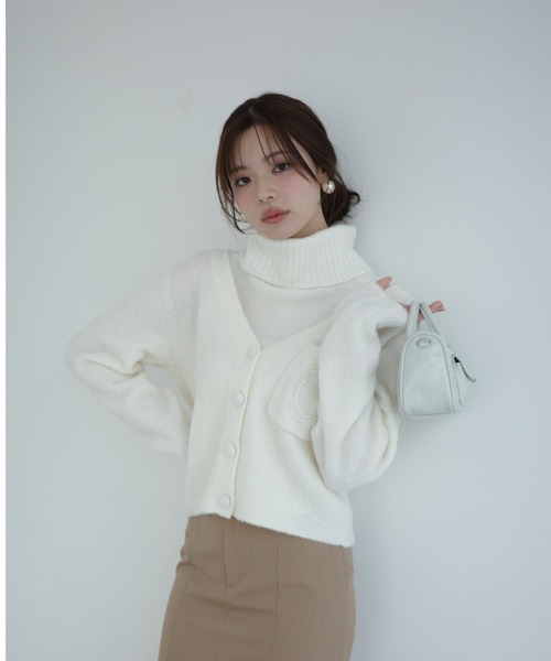 EIMY ISTOIRE（エイミーイストワール） カーディガン ブークレニット