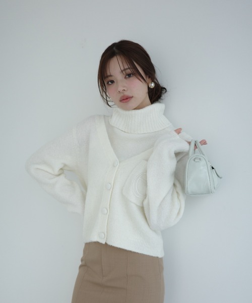 EIMY ISTOIRE（エイミーイストワール） カーディガン ブークレニット