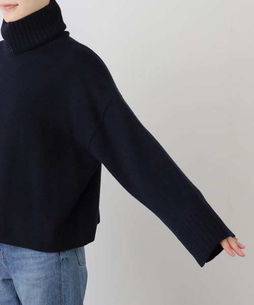 Cropped タートルネック ニット Cropped タートルネック ニット（ニット/セーター）｜Deuxieme Classe