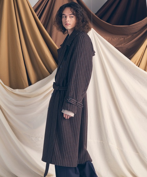 MAISON SPECIALプライムオーバートレンチコート UNISEX》【Italian Dead Stock Fabric】Prime-Over Trench Coat
