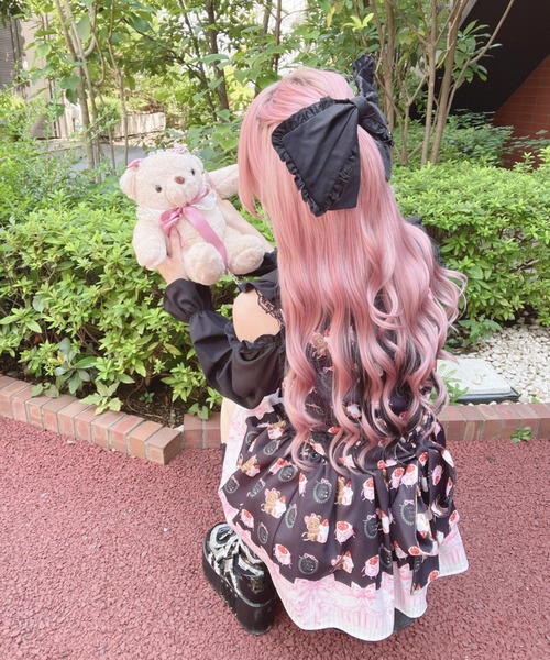 Ank Rouge（アンクルージュ） ヘアクリップ 大きなフリルリボン