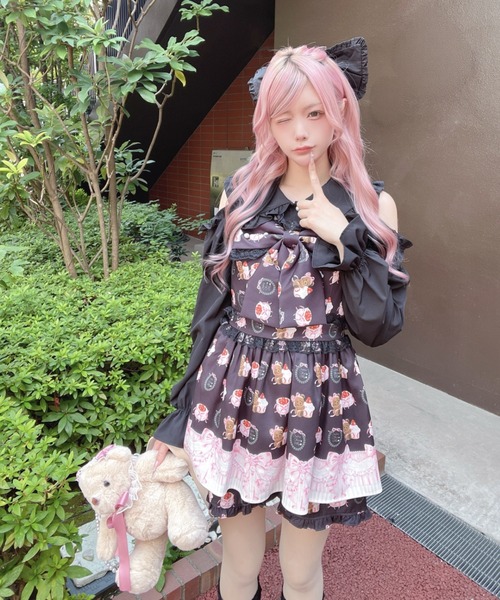 Ank Rouge（アンクルージュ） ヘアクリップ 大きなフリルリボン
