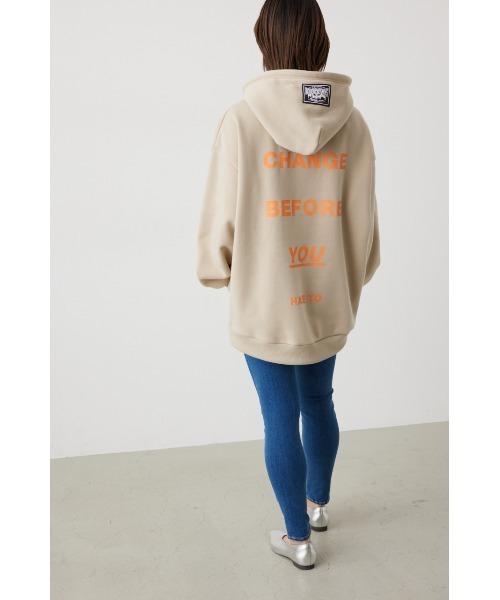 「RODEO CROWNS WIDE BOWL」 プルオーバーパーカー FREE ライトベージュ レディース_画像8
