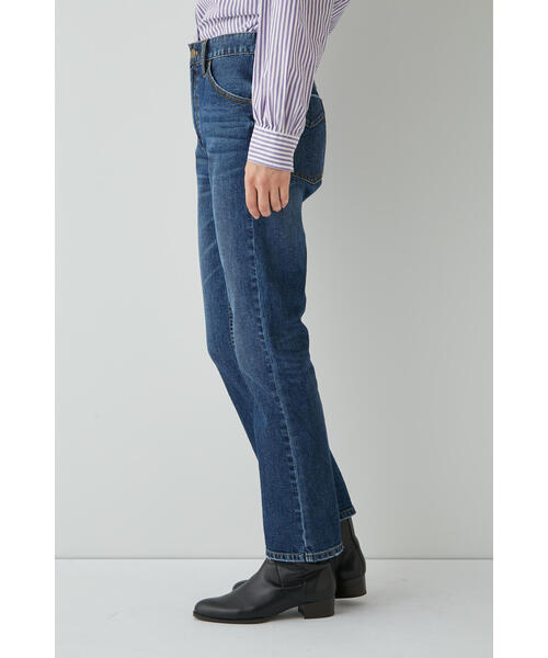 「human woman」 デニムパンツ LARGE ネイビー レディース_画像6