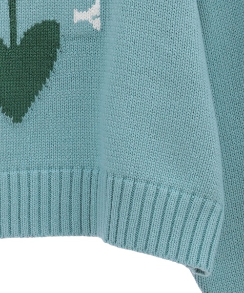 「Candy Stripper」 長袖ニット 2 ホワイト レディース_画像8