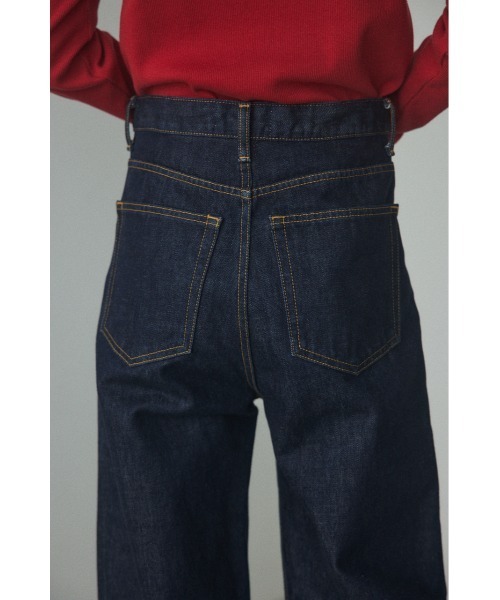 「BLACK BY MOUSSY」 デニムパンツ 23inch ダークブルー レディース_画像2