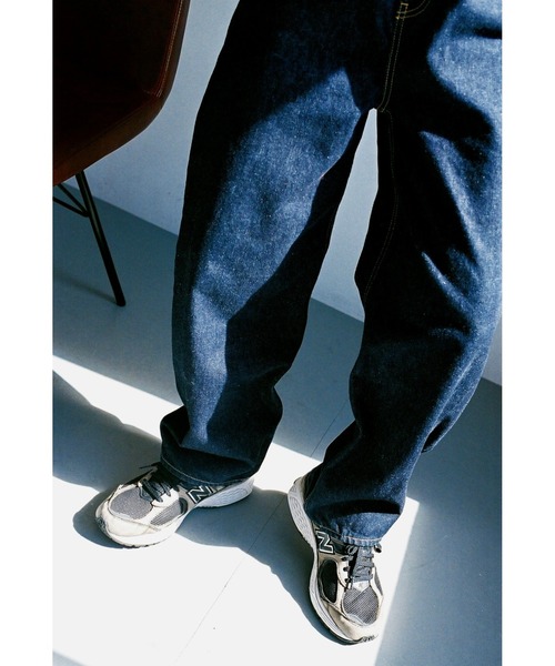 「BLACK BY MOUSSY」 デニムパンツ 23inch ダークブルー レディース_画像8