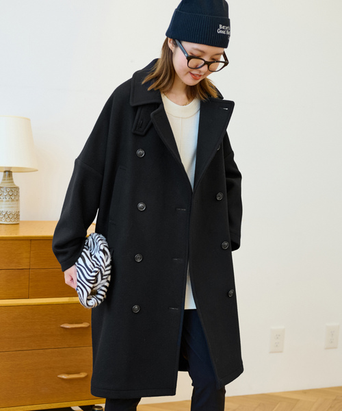 FRAMeWORK（フレームワーク） コート 36 ネイビー レディース