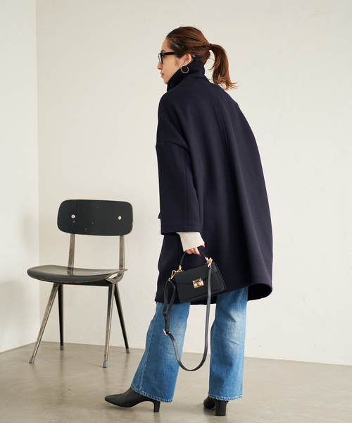 FRAMeWORK（フレームワーク） コート 36 ネイビー レディース