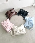 ショルダーバッグ バッグ 「7色展開」ダブルポ...の詳細画像5