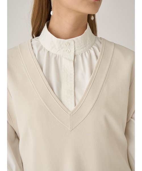 「SNIDEL」 コンビワンピース 1 アイボリー レディース_画像6