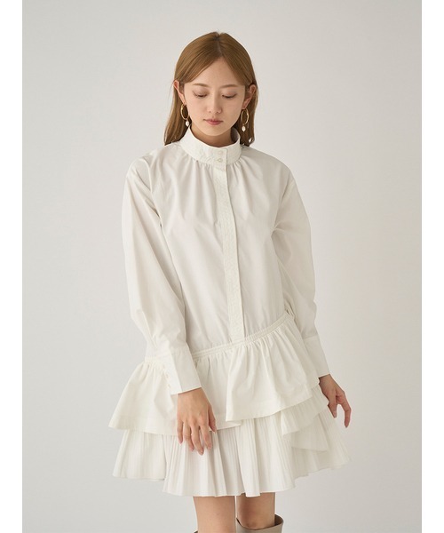 「SNIDEL」 コンビワンピース 1 アイボリー レディース_画像9