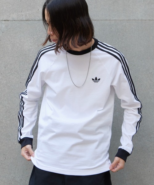 adidas（アディダス） tシャツ 3-STRIPES LONGSLEEVE トレフォイルロゴ