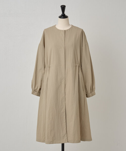 BEARDSLEY（ビアズリー） ノーカラーコート FREE ネイビー レディース