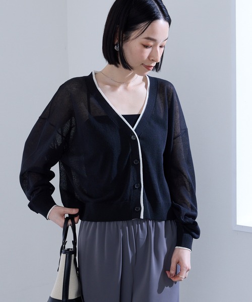 NOTRE emor（ノートルエモア） カーディガン plume nuance short