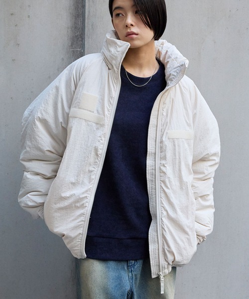 「MONO-MART」 ブルゾン L グレー レディース_画像5