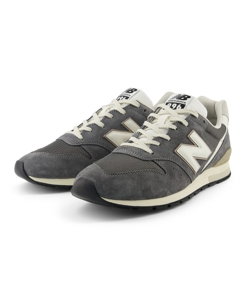 「New Balance」 ローカットスニーカー 22.0cm グレー レディース_画像6