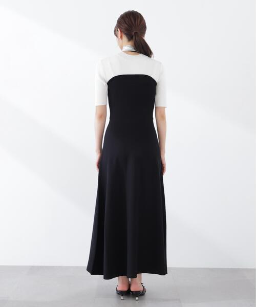 LOUISVUITTON スカーフ付きニットワンピ PROPORTION BODY DRESSING（プロポーションボディドレッシング