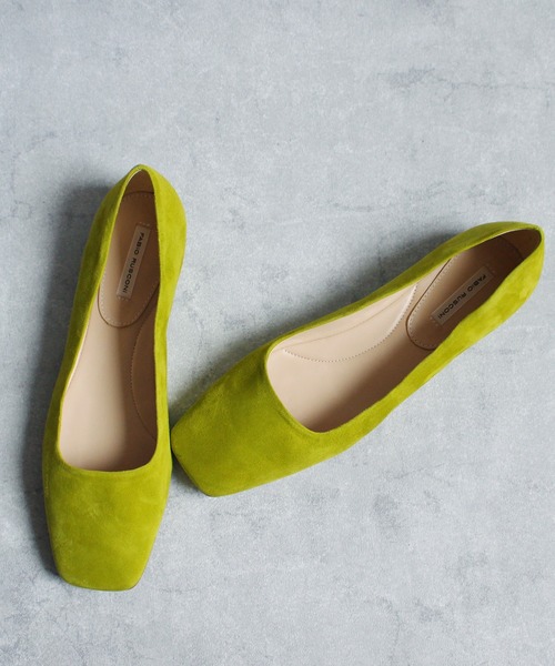 「Fabio Rusconi」 フラットパンプス 37 イエロー レディース_画像2